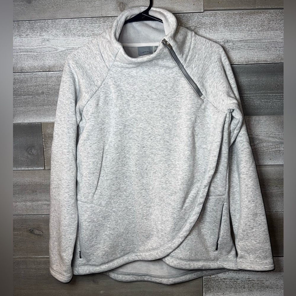 Athleta Cozy Karma Asym Pullover